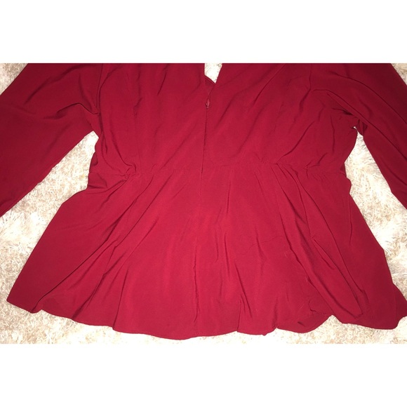 Torrid Sweetheart Neckline Peplum Blouse - Picture 10 of 14